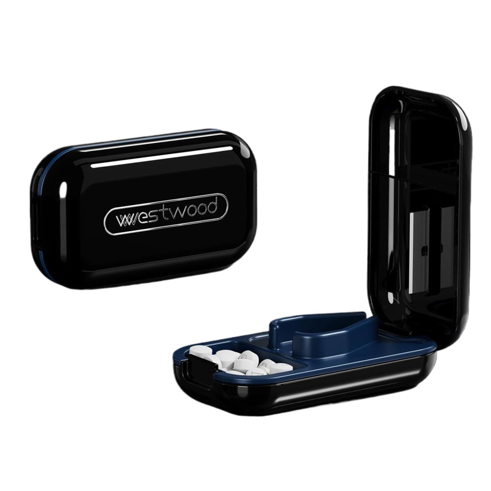 【送料無料】BLOOPIC ピルカッター 錠剤カッター 2分割/4分割 小さくてかわいい 薄くて軽い ...