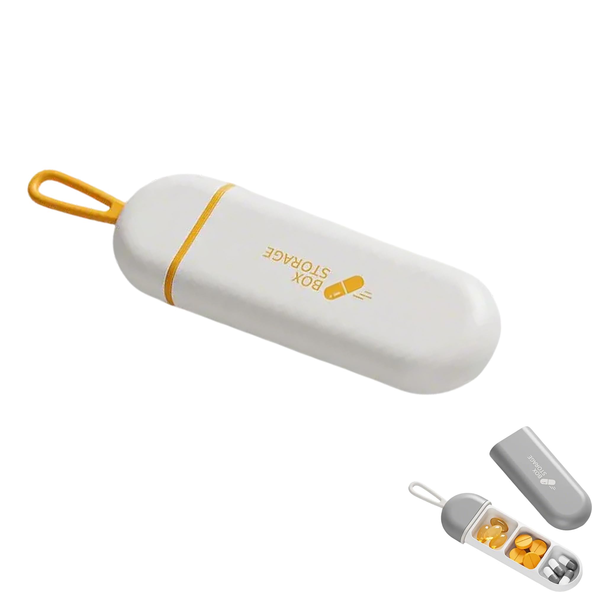 【送料無料】BLOOPIC ピルケース 小型 スライド式 薬 ケース 薬入れ 携帯用 補充ボックス コンパクト ..