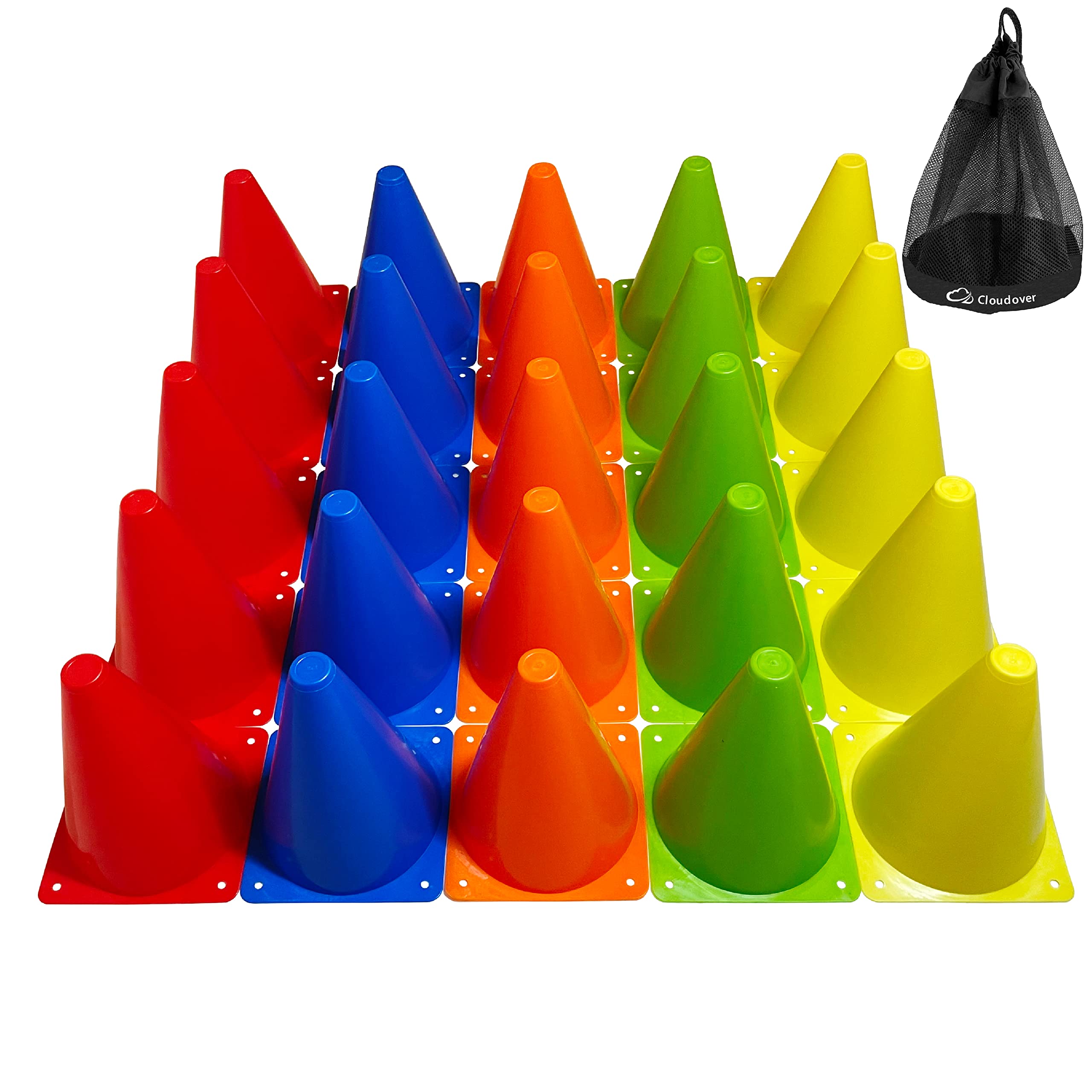 ������̵����Cloudover ���ѥ��顼������ 18cm ��Ǽ���դ� �ޡ����������� ���å��� �եåȥ��� �Х����åȥܡ��� 5�� (5��)