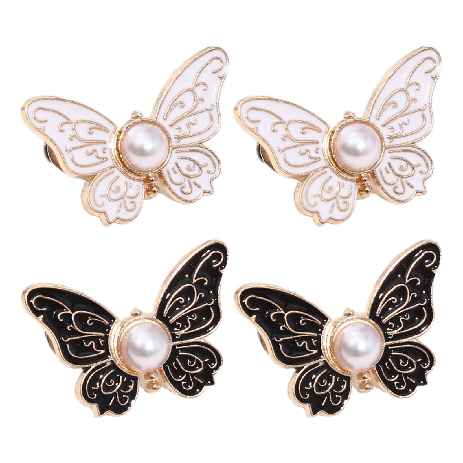 【送料無料】[BLOOPIC] バタフライデザイン 調整クリップ ウエストアジャスタークリップ パンツウエス..