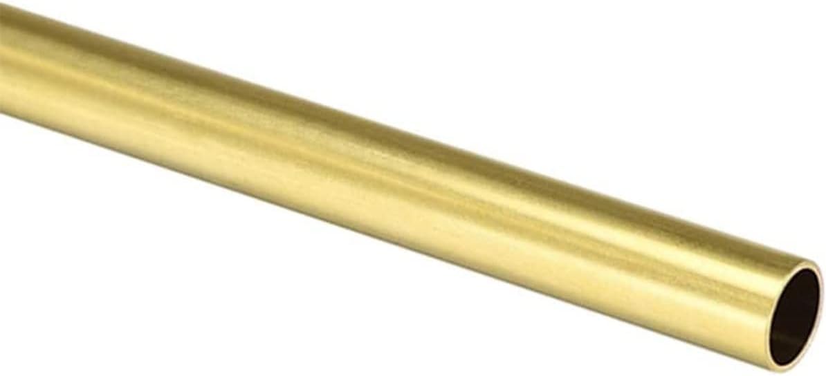 【送料無料】Edinstry ラウンドチューブ 真鍮丸管 H65 シームレスストレートパイプ チューブ 円形チューブ DIY 1本 27mmx1.5mmx200mm