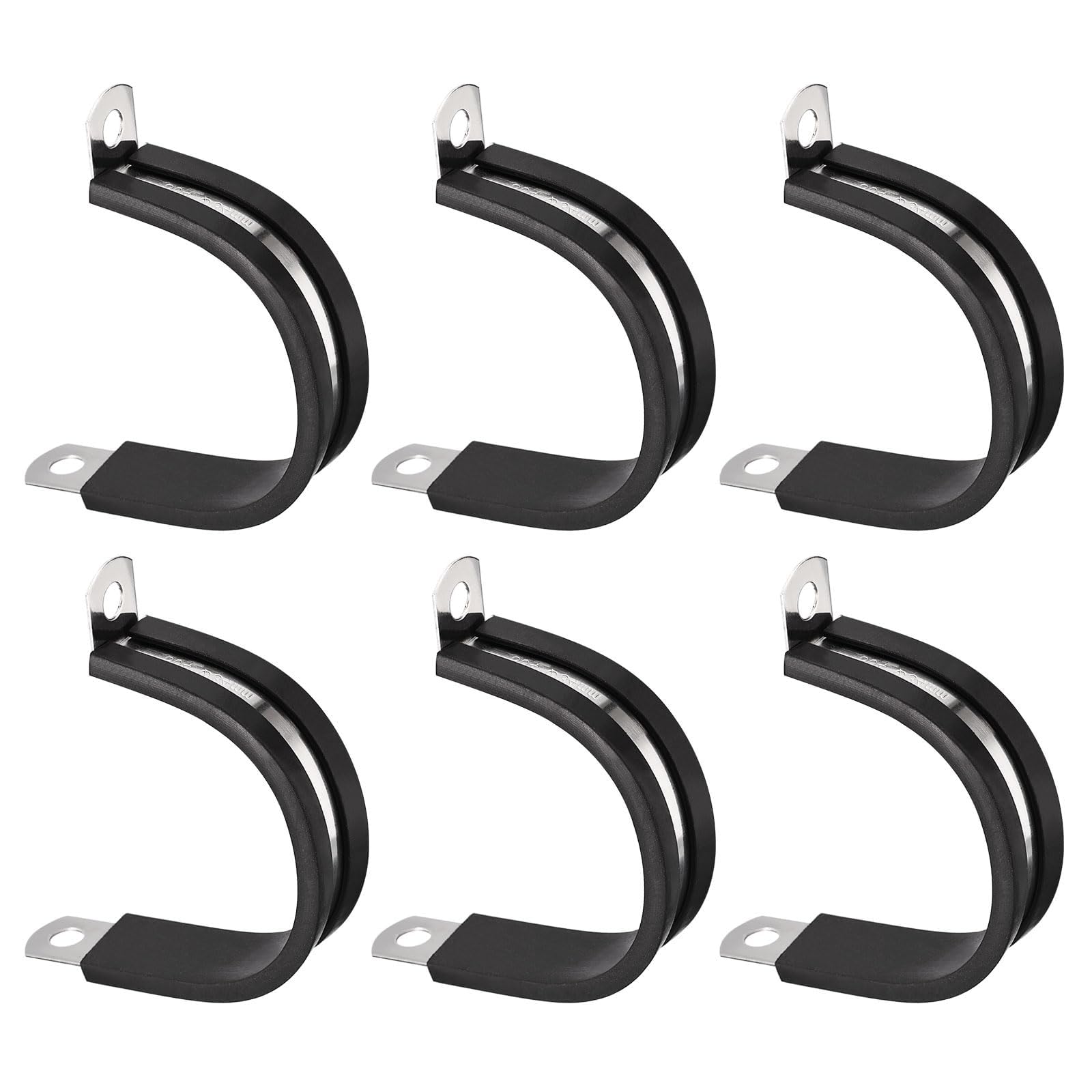 【送料無料】Edinstry パイプストラップ リジッドパイプストラップ 6個 直径34mm テンションチューブク..