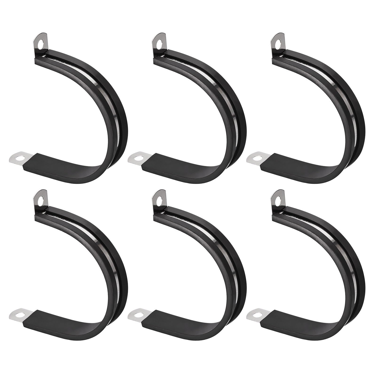 【送料無料】Edinstry パイプストラップ リジッドパイプストラップ 6個 直径48mm テンションチューブク..