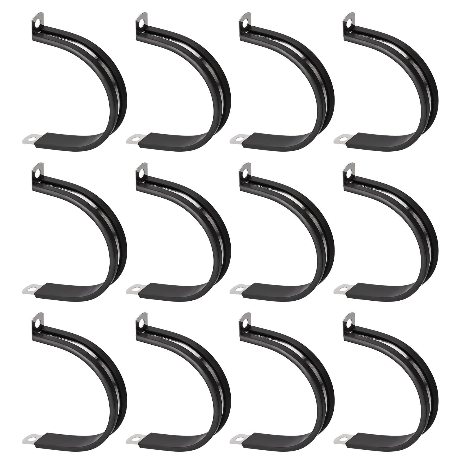 【送料無料】Edinstry パイプストラップ リジッドパイプストラップ 12個 直径50mm テンションチューブ..