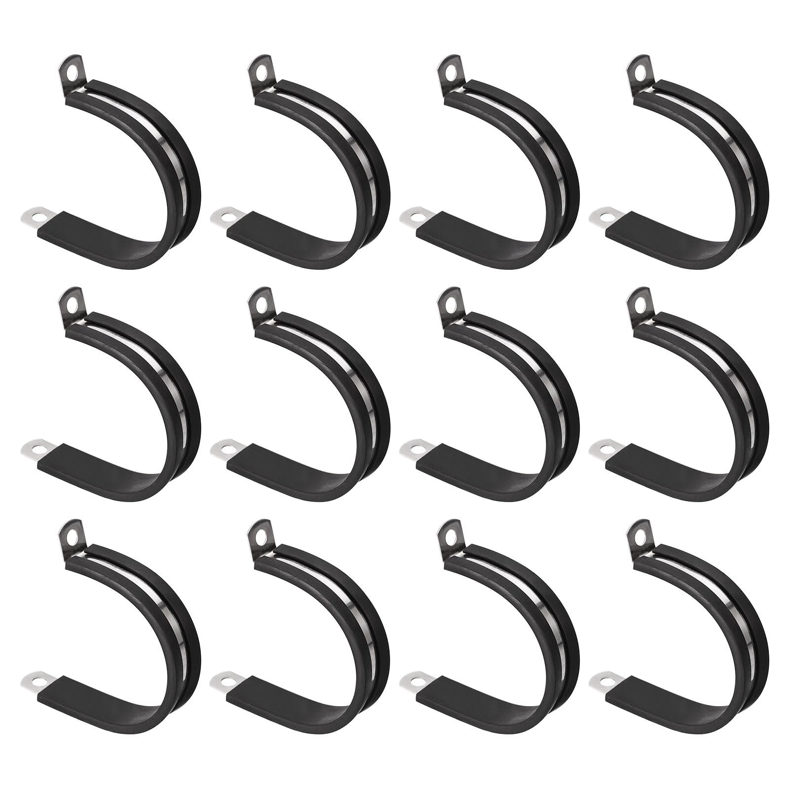 【送料無料】Edinstry パイプストラップ リジッドパイプストラップ 12個 直径44mm テンションチューブ..