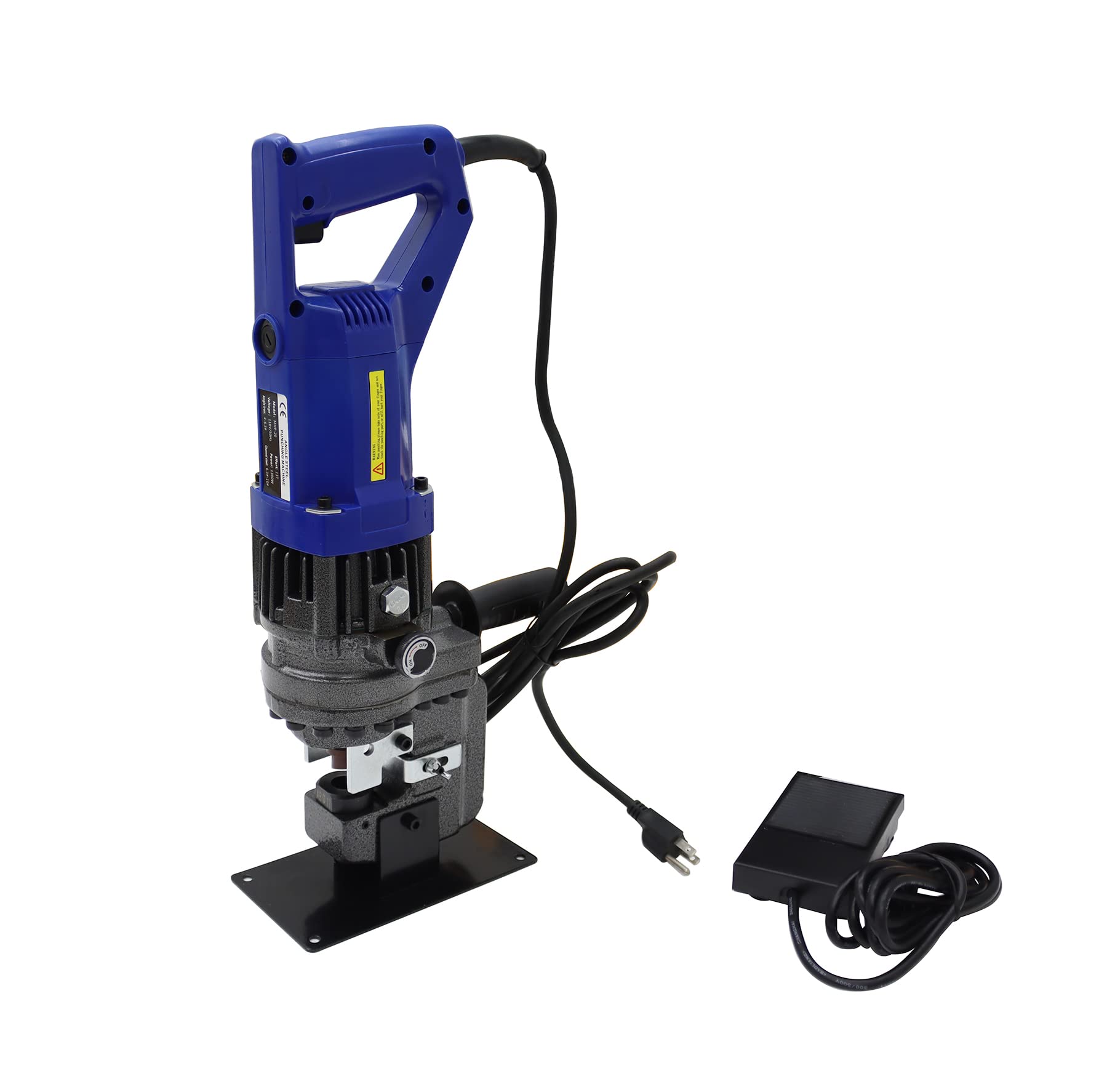 【送料無料】INTBUYING 電動パンチャー 10t 強力 油圧パンチ 電動 穴あけ 1300w Φ6.5〜20.5mm 銅板 ア..