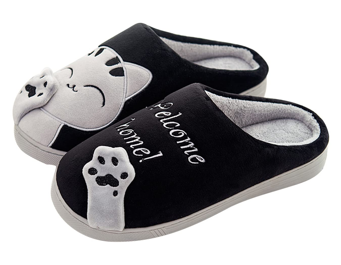 【送料無料】[SHPEROWW] 猫 ねこ ルームシューズ スリッパ かわいい レディース メンズ 室内履き 部屋 ..