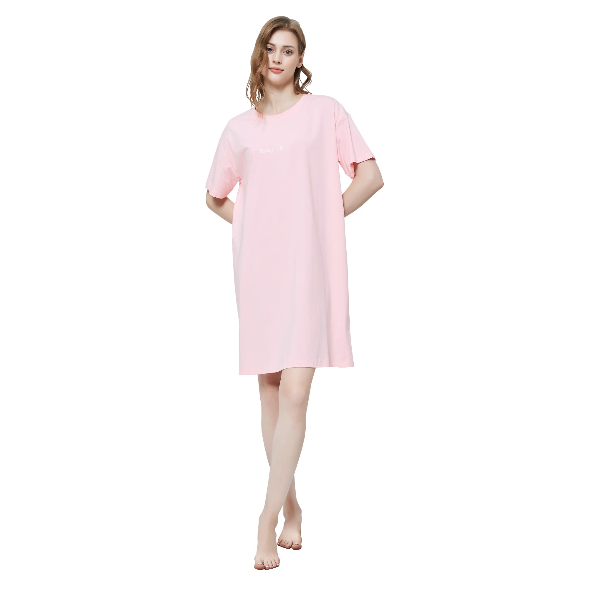 【送料無料】[Rose Halcyon] ルームワンピース Tシャツワンピース ワンピースパジャマ ロングTシャツ ..