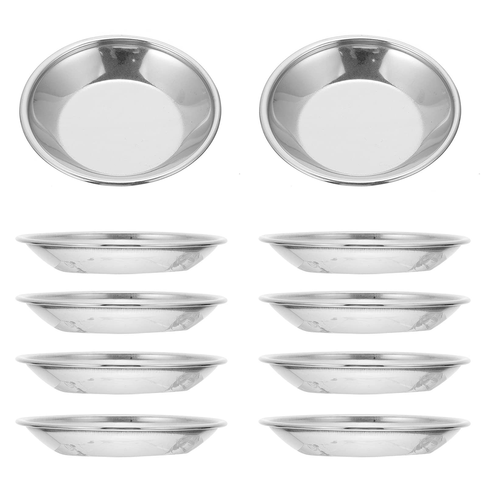 【送料無料】DECHOUS 塗料皿 塗料パレット 小鉢 ステンレス ペイントパレット 絵皿 プラモデル 塗装セ..