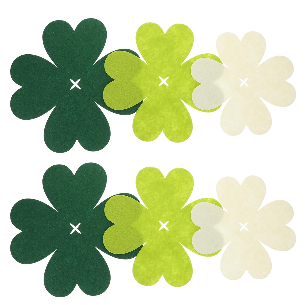 【送料無料】DECHOUS パンプロテクター 鍋敷き フライパン 鍋 プロテクター ナベ敷き 不織布 花形 保護シート スタッキングシート 耐熱 滑り止め ポット パン フライパン 鍋 プロテクター 調理器具 6枚セット・グリーン