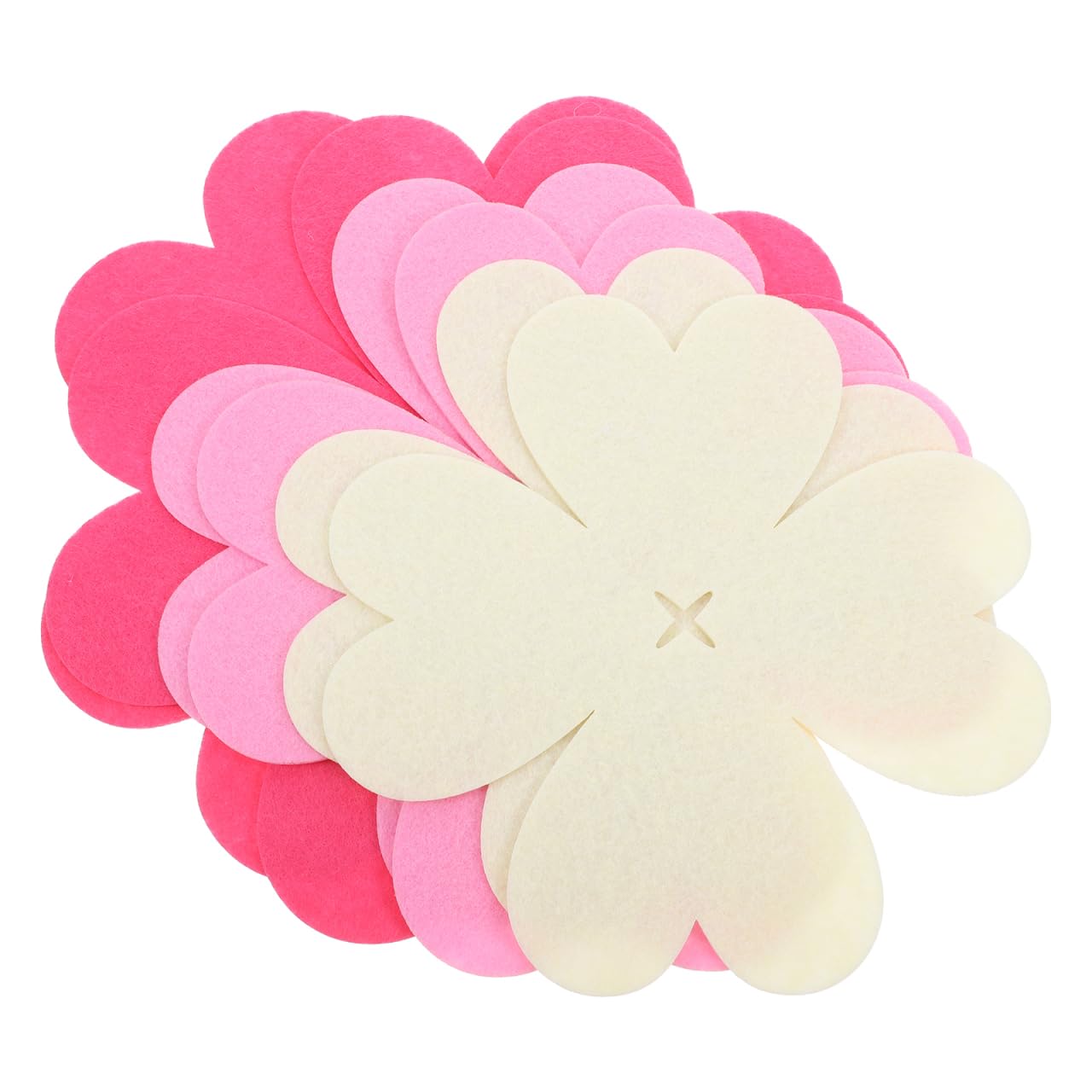 【送料無料】DECHOUS パンプロテクター 鍋敷き 鍋プロテクター ナベ敷き 耐熱 不織布 花形 フライパンパッド スタッキングシート 滑り止め パン フライパン 鍋 プロテクター キッチン用品 調理器具 6枚セット ピンク