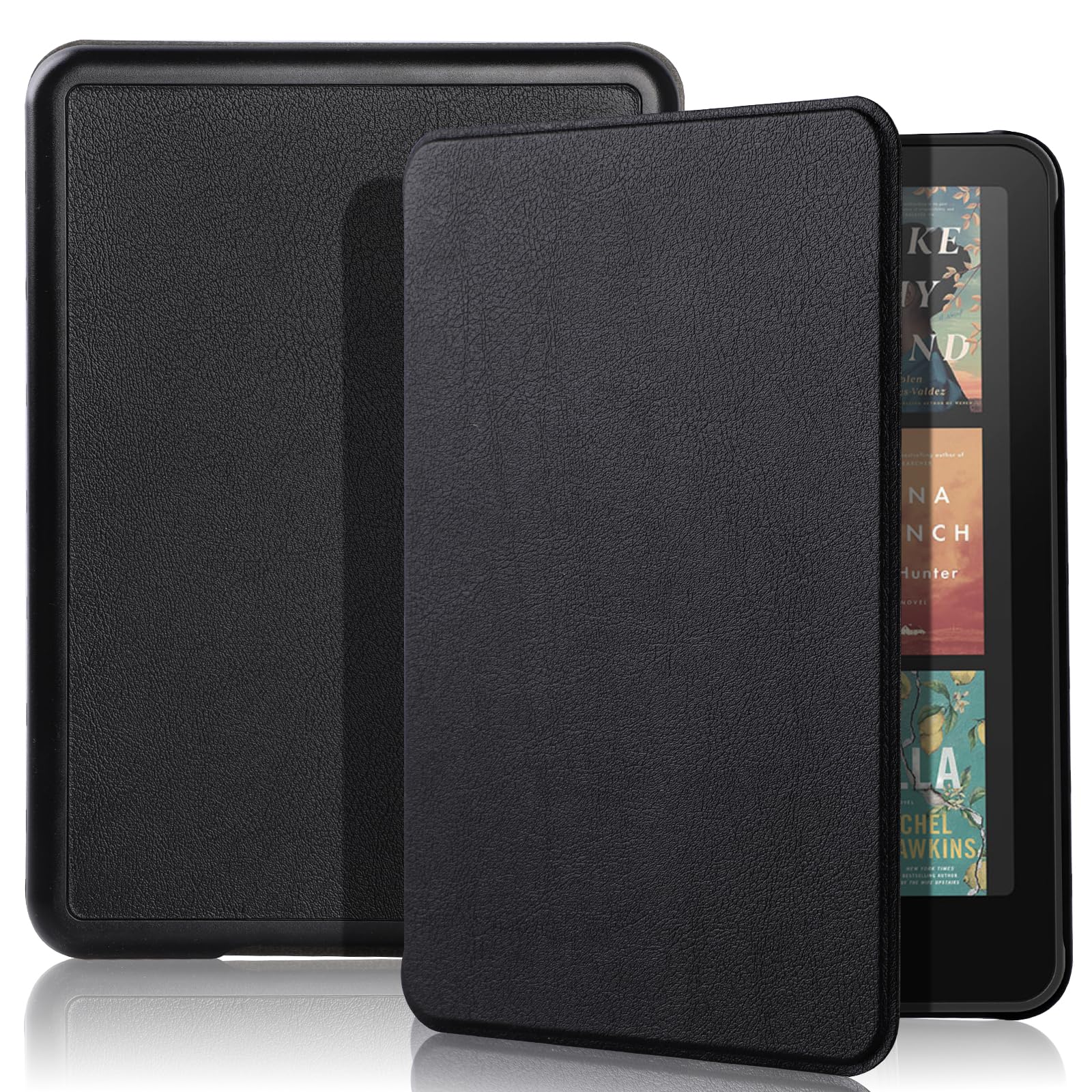 【送料無料】Hianjoo Kindle Paperwhite 第12世代 対応 ケース タブレットケース Kindle Paperwhite 2024年発売 対応 カバー スタンド機能付き オートスリープ機能 全面保護ケース 耐衝撃 擦り傷防止 (ブラック)