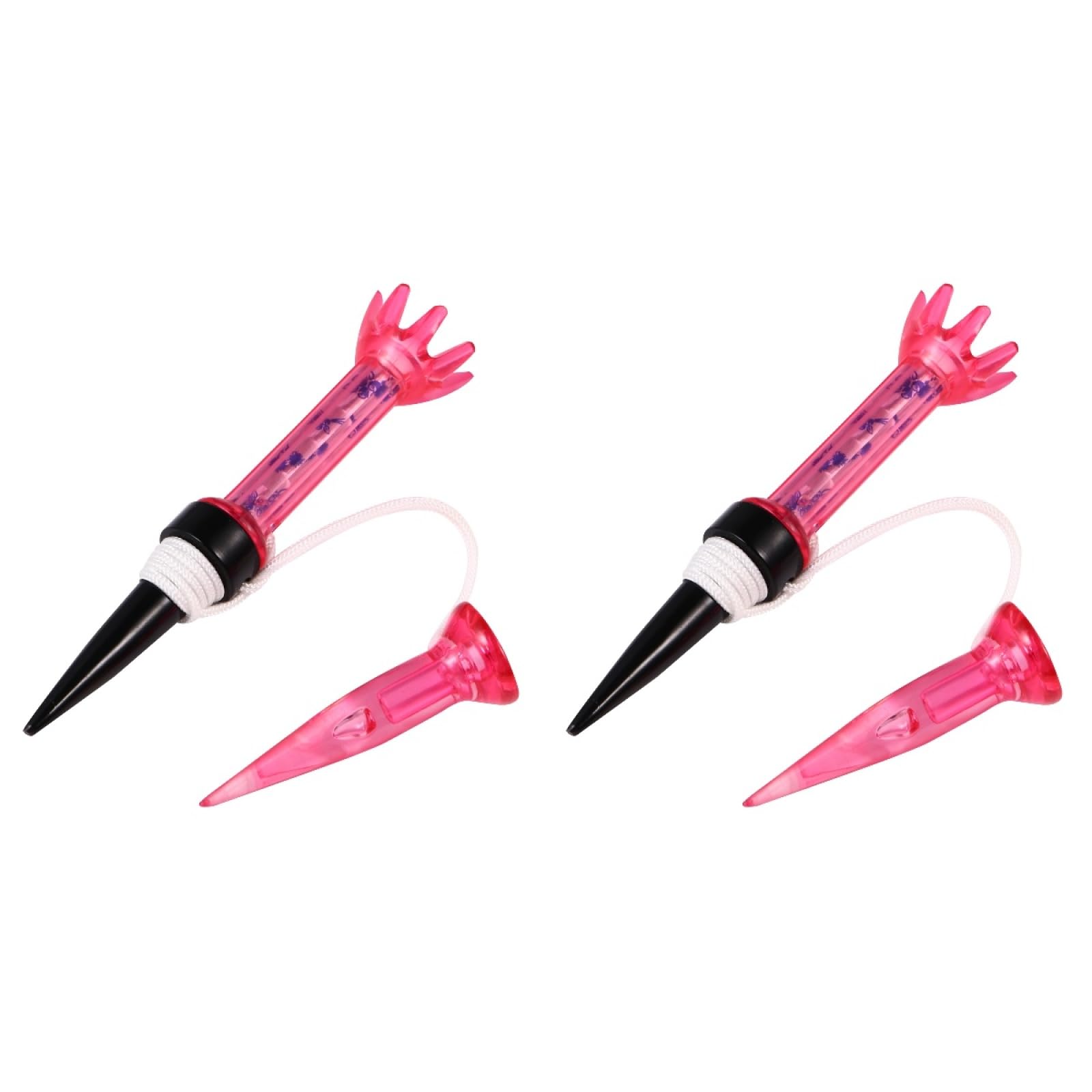 【送料無料】Milisten ゴルフ ティー 2セット ゴルフピン ゴルフ ホルダー ティー 紛失防止 高耐久 折..