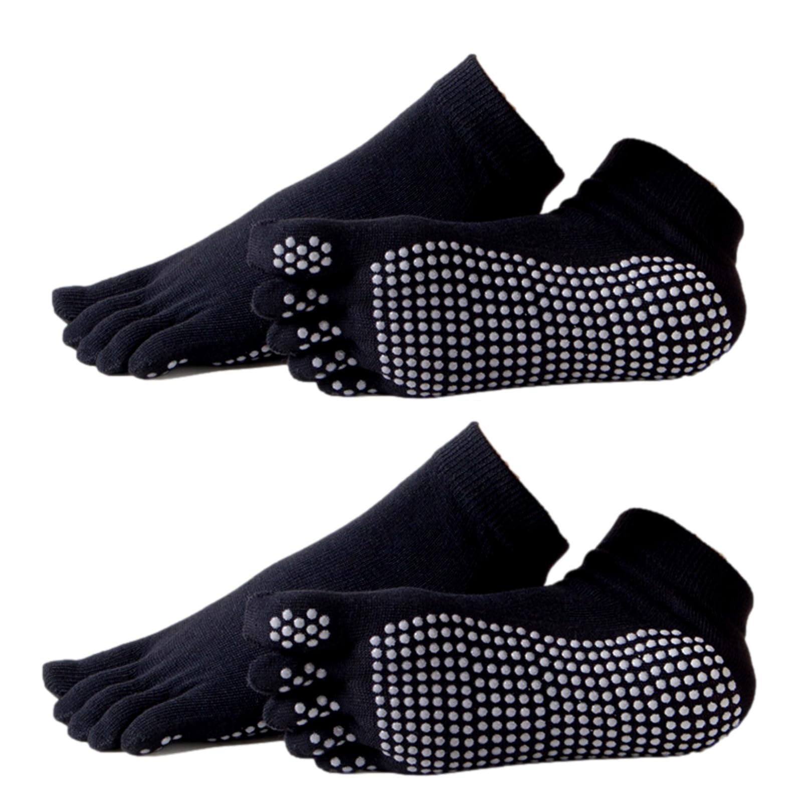 【送料無料】[Copeflap] ヨガソックス 5本指 ピラティス 靴下 滑り止め 2足セット レデ ...