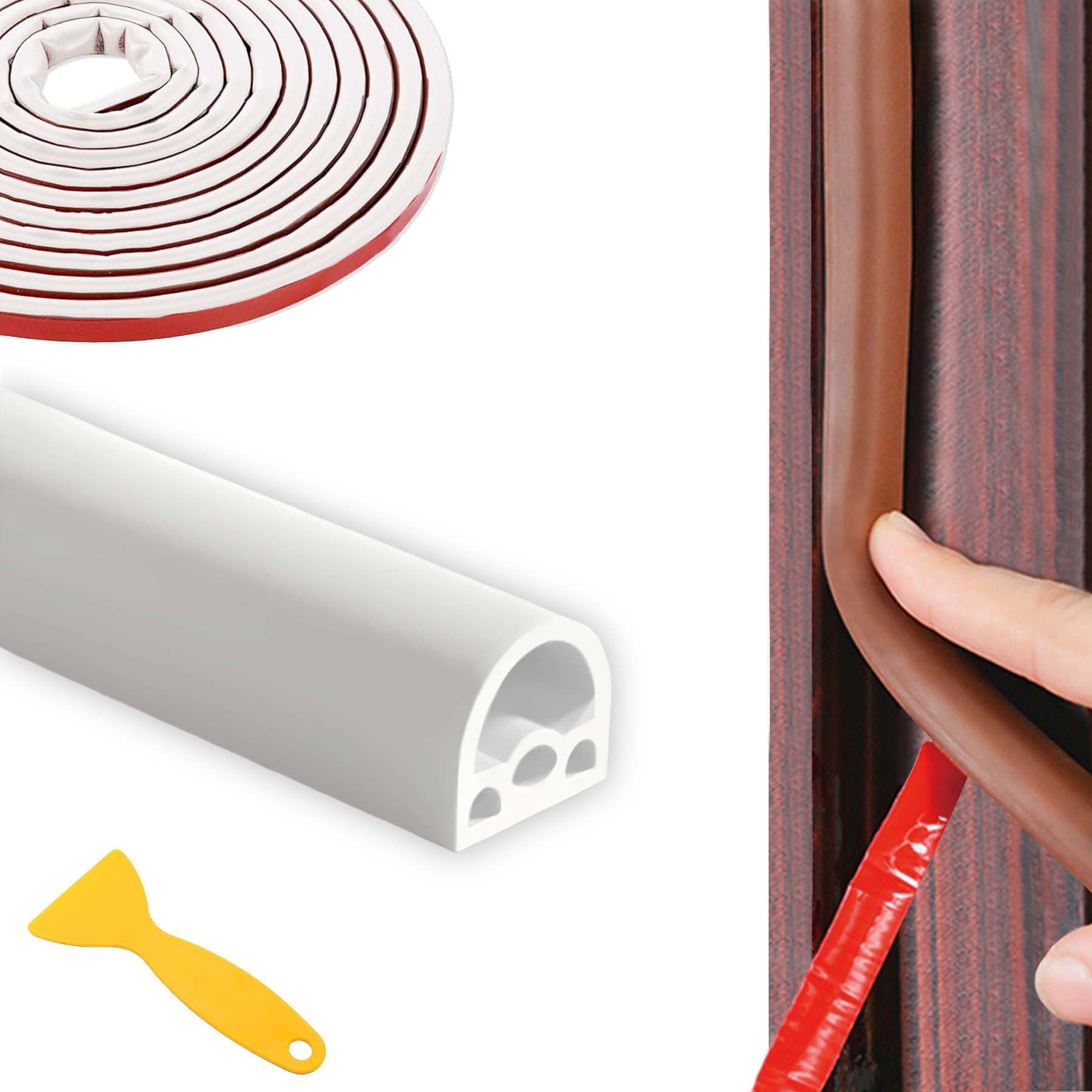 【送料無料】YUNHE 隙間テープ 高密度シリコーンゴム素材 隙間パッキン 防音テープ ゴムパッキン ...