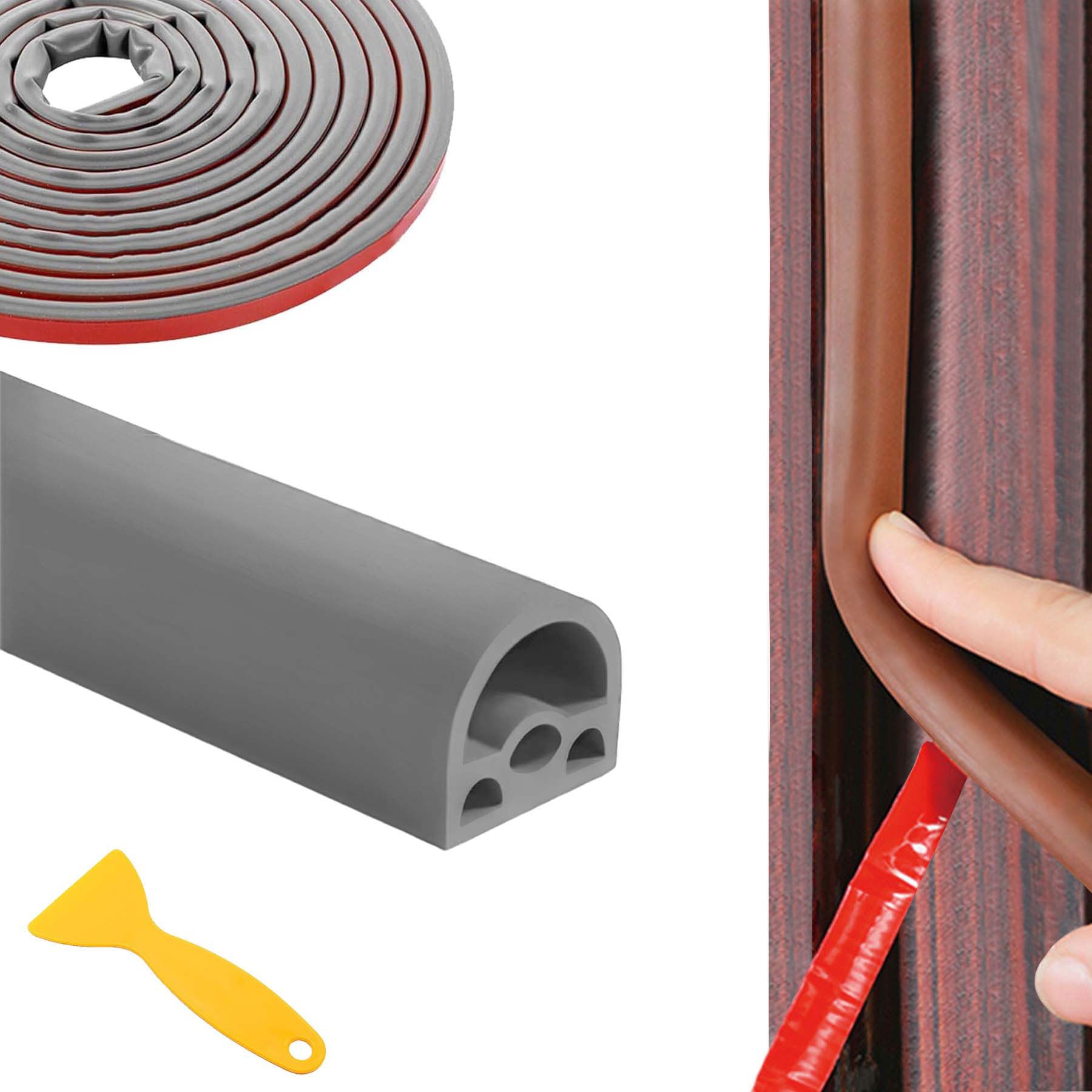 【送料無料】YUNHE 隙間テープ 高密度シリコーンゴム素材 隙間パッキン 防音テープ ゴムパッキン ...