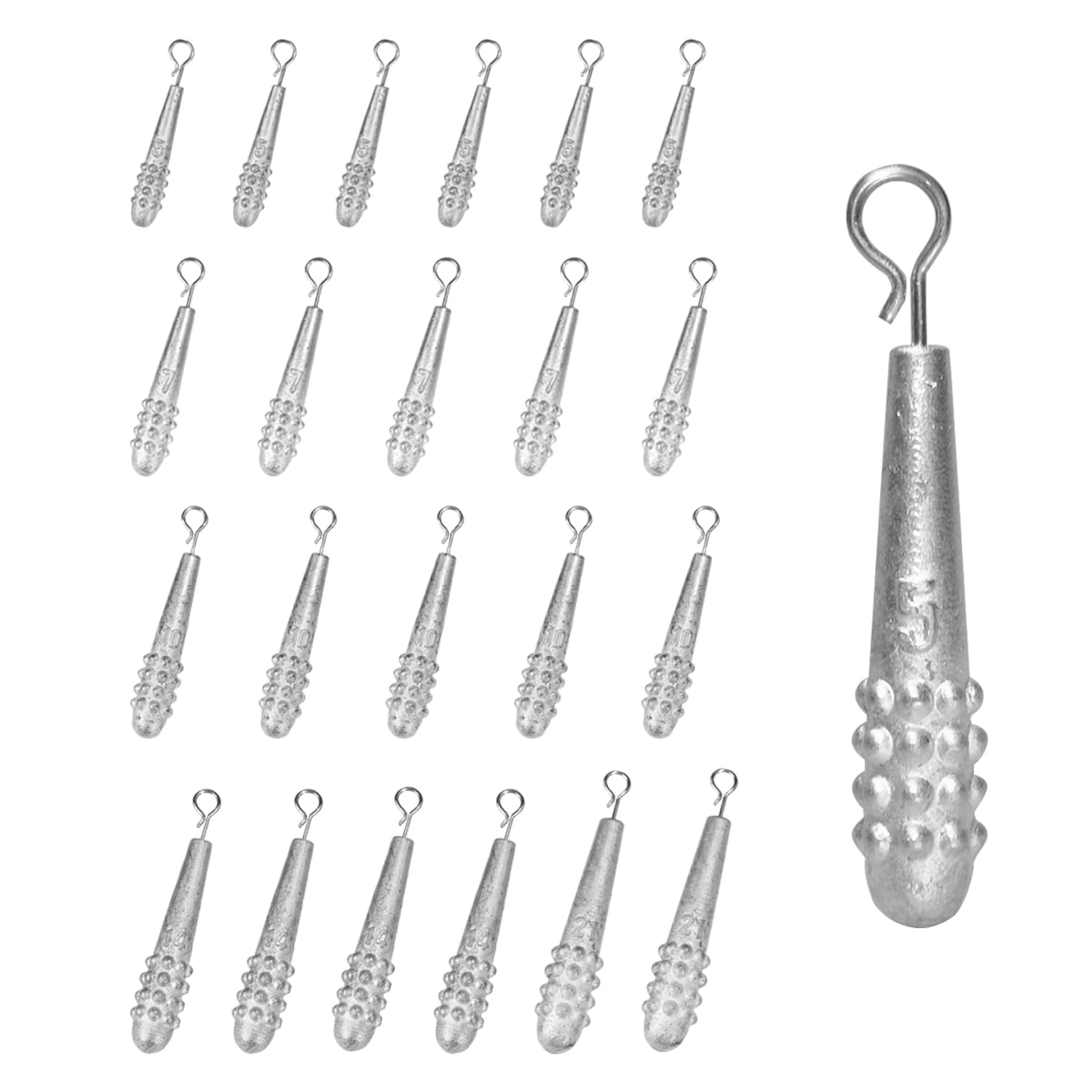 【送料無料】[ELPIS] 光速交換シンカー 22個セット クイック 金棒シンカー エギ OMOLI ...