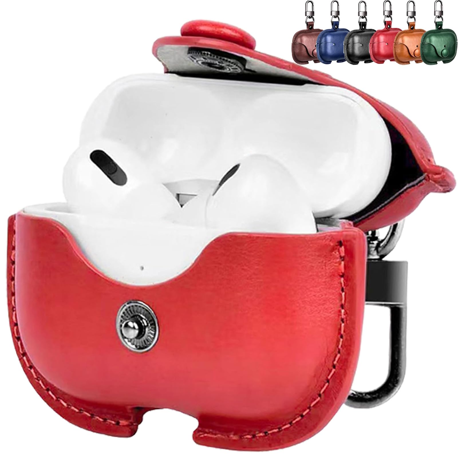 【送料無料】CIOODDW えあほっつぷろ ケース (2023/2022/2019) エアーポッズプロ ケース 本革 男女兼用..