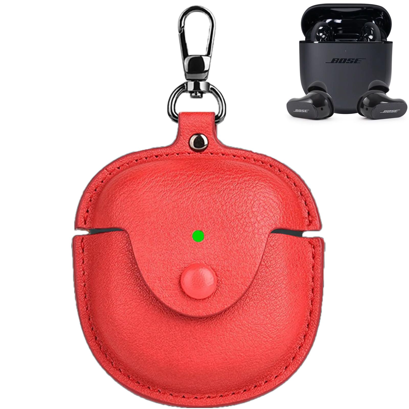 【送料無料】CIOODDW Bose Quietcomfort Ultra Earbuds ケース 対応 bose quietcomfort ultra earbuds 高級本革 PUレザー bose quietcomfort earbuds 本革 全面保護 充電 LEDライトが見える 耐衝撃 キズ防止 おしゃれ ワイヤレス充電対応 bose quietcomfort earbuds ケー
