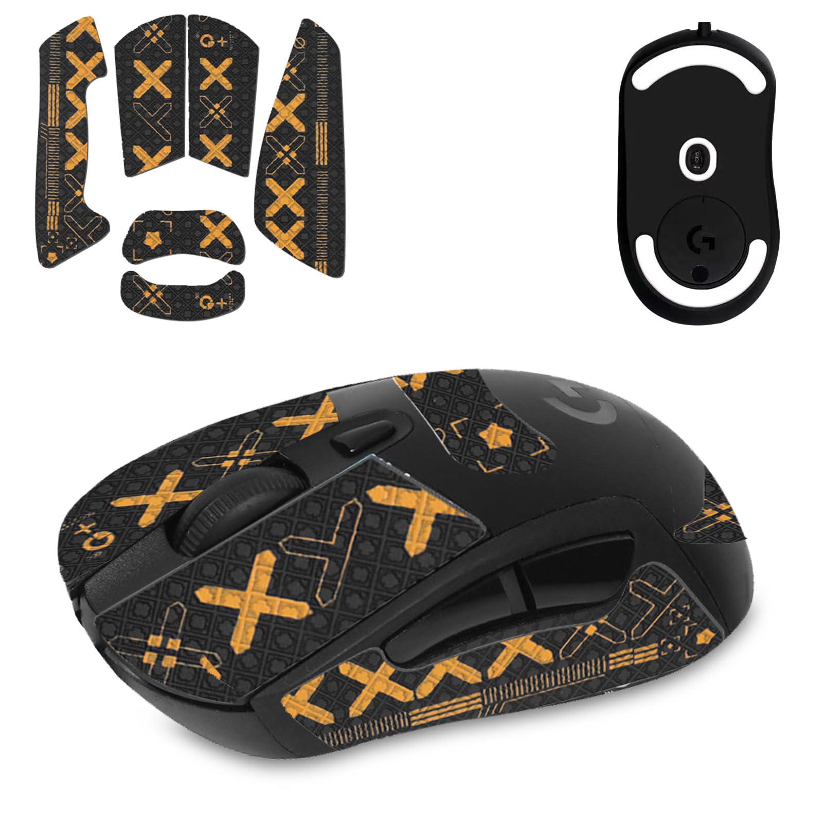 【送料無料】【1+1枚セット】Logicool G403 / G603 / G703 用 マウスグリップ テープ + フィート KONXI..