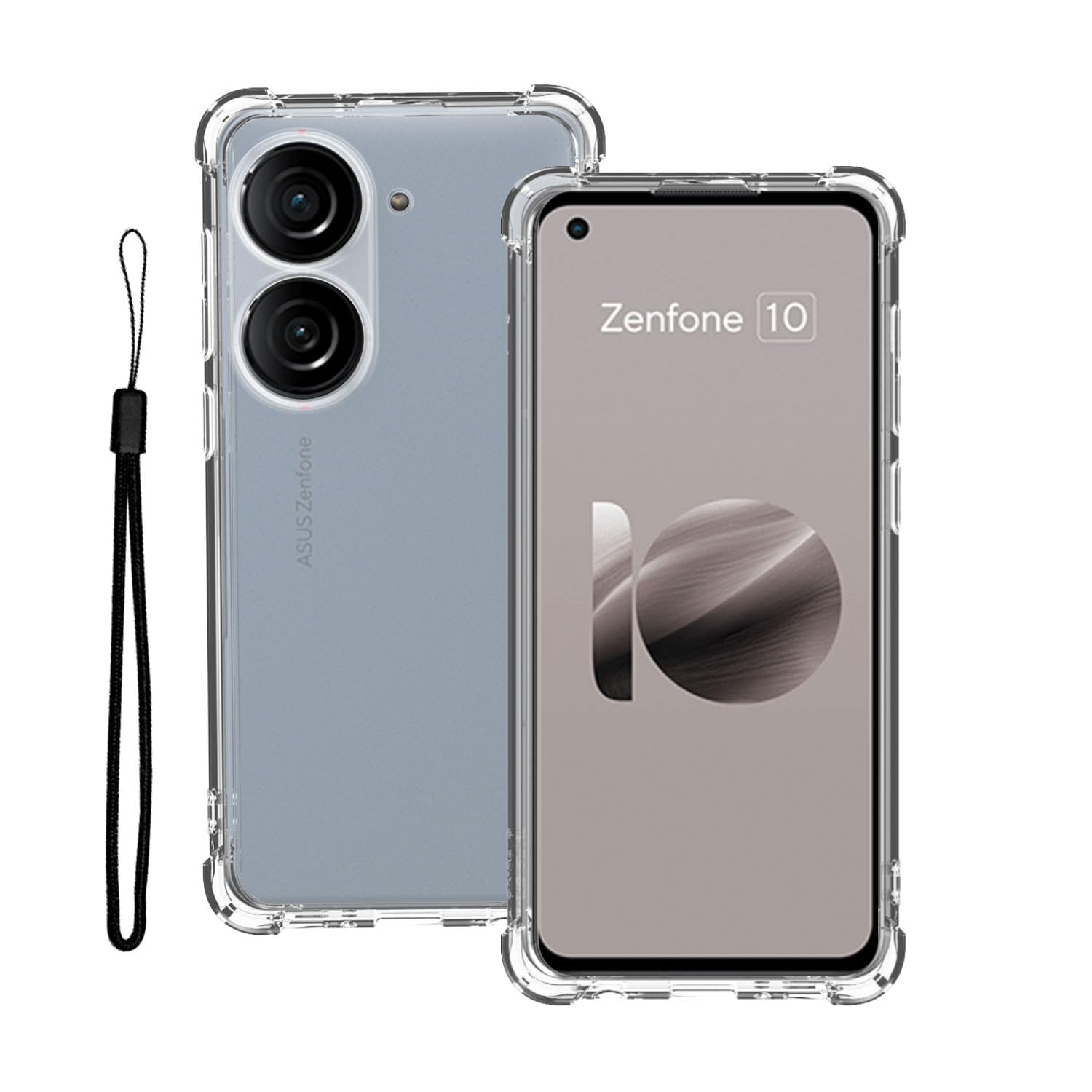 【送料無料】ASUS Zenfone 10 用 ケース 保護ケース KONXISA 軽薄型 ケース TPUバンパーカバー レンズ保護 耐久性 耐衝撃 全面保護カバー 携帯カバー 傷つけ防止 黄ばみ防止 指紋防止 ASUS Zenfone 10 対応 スマホケース クリア