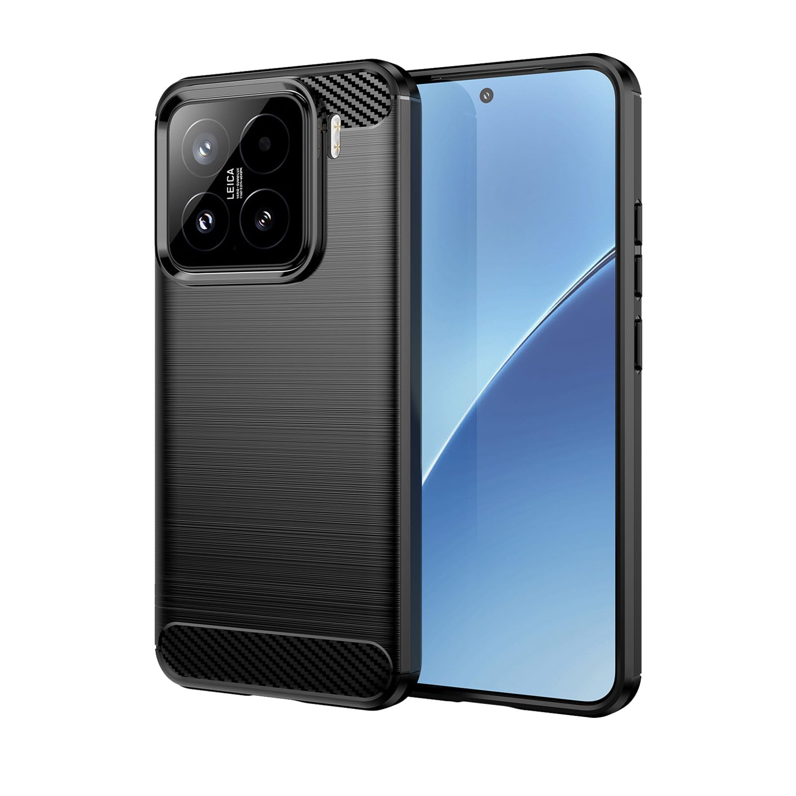 【送料無料】For Xiaomi 15 ケース 保護ケース 炭素繊維 全面保護 落下に強い 耐衝撃 擦り傷防止 滑り止め 軽量 超薄型 Greerass カバー インストール簡単 スマートフォンカバー 科学デザイン 精密穴位置