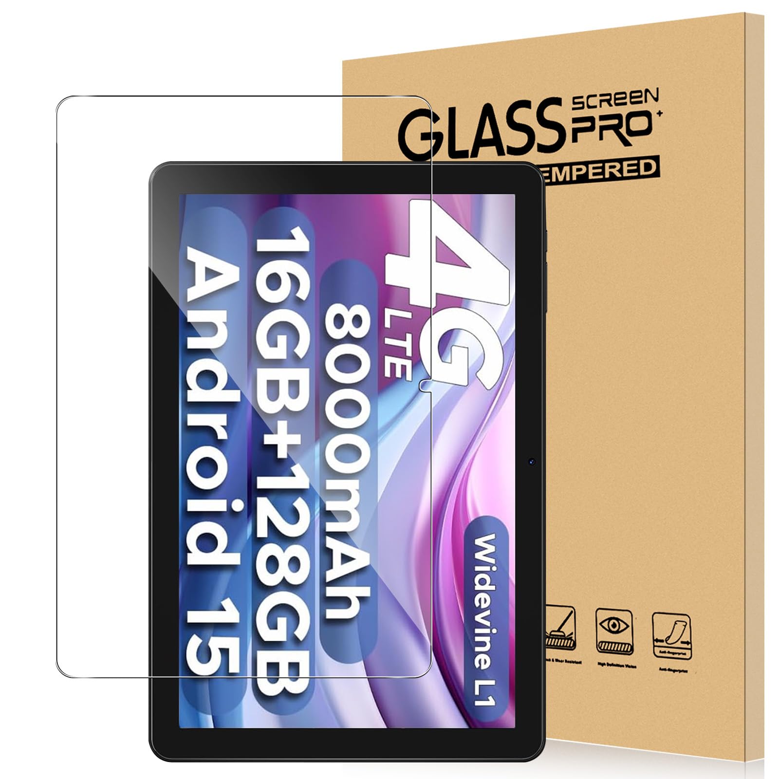 【送料無料】For DOOGEE T10W フィルム 強化ガラス 高透過率 高感度タッチ 硬度9H 指紋防止 Greerass 気泡防止 撥水撥油 耐衝撃 貼り付け簡単 液晶保護 超薄飛散防止 DOOGEE T10W 対応 保護フィルム