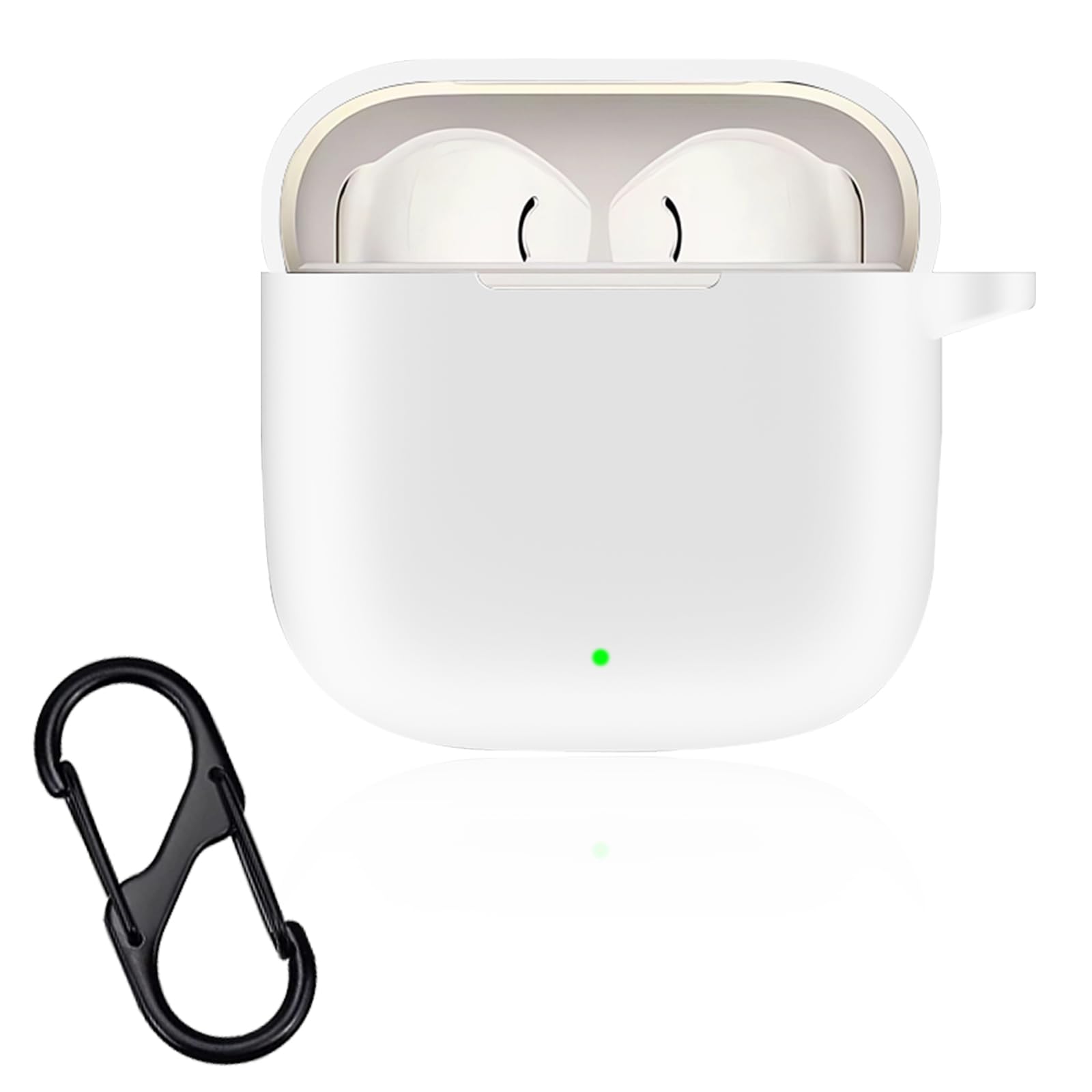 【送料無料】For HUAWEI FreeBuds SE 3 ケース 全面保護カバー Greerass シリコンケース キズ防止 耐衝撃 充電対応 紛失防止 防水 防塵 着脱簡単 シリコン製 落下防止 柔らかい 軽量 收納ケース 保護カバー (ホワイト)