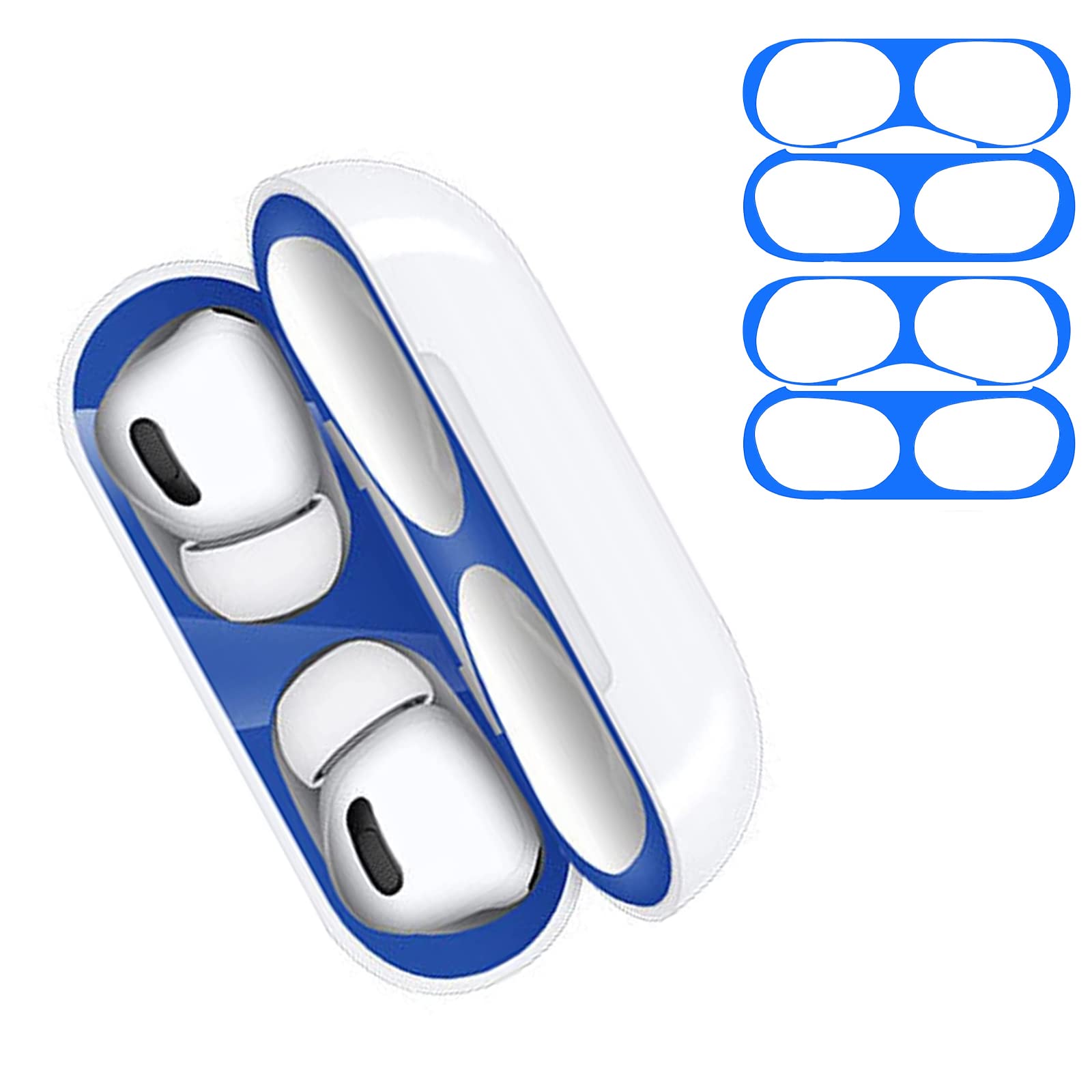 【送料無料】UIUIKA AirPods Pro 2 ダストガード エアーポッズプロ(2023/2022/2019)シール金属汚れ防止..