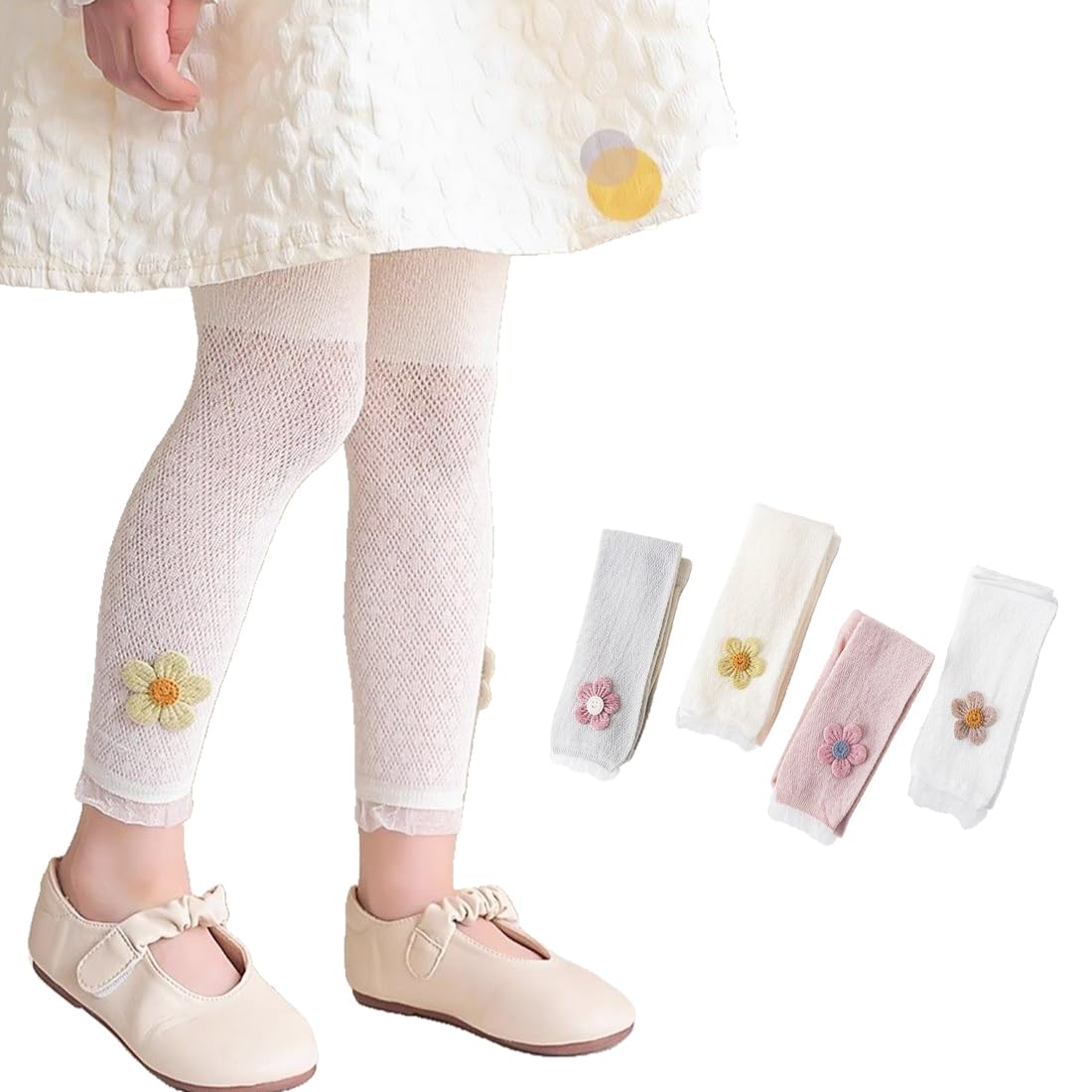 【送料無料】[HOLRAFAN] 子供服 レギンス タイツ キッズ 9分丈 2枚セット ベビー ガールズ 女の子 レギ..