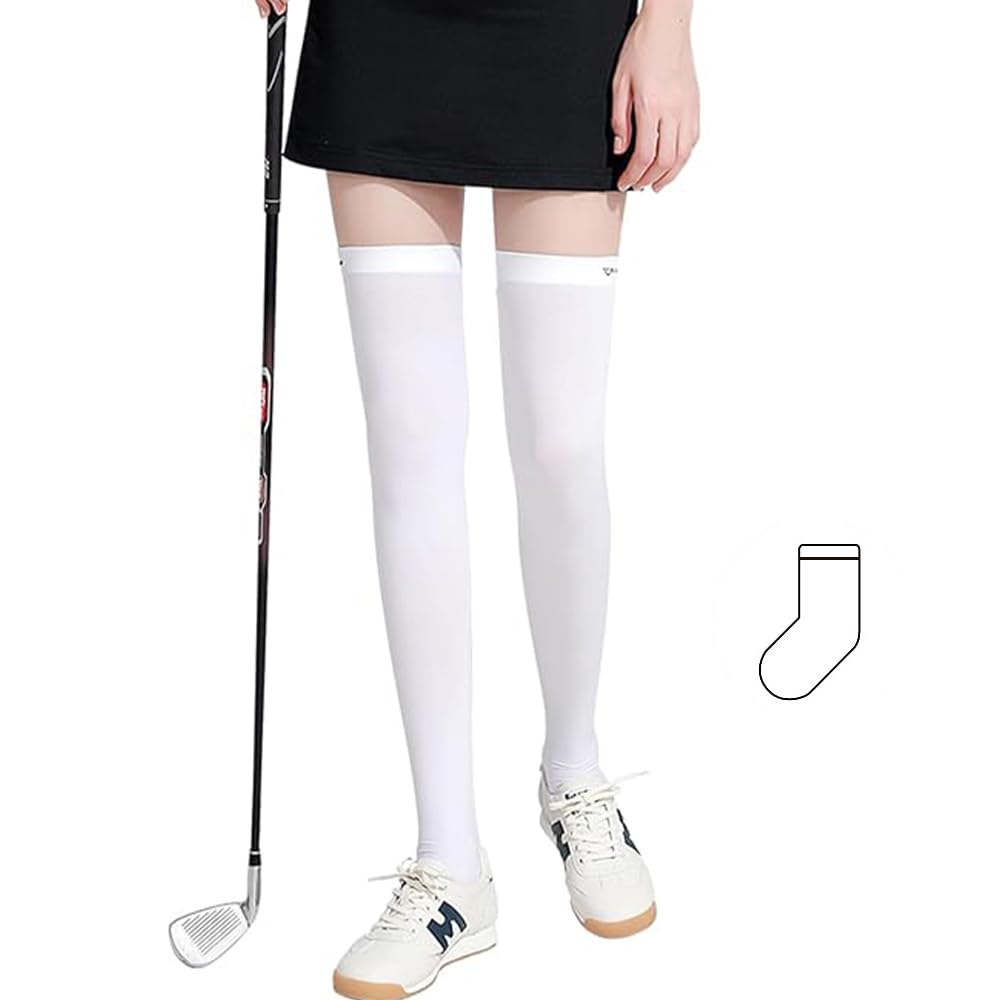 【送料無料】[Cirsaeur] ハイソックス レディース 紫外線対策スポーツ用ゴルフハイソックス  ...