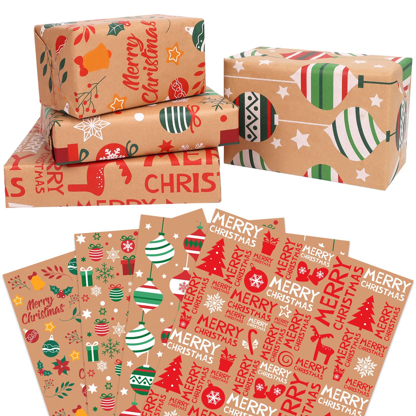 【送料無料】CCINEE 包装紙 クリスマス ラッピング ペーパー 大判 おしゃれ 大きい 特大 デザイン 包装..