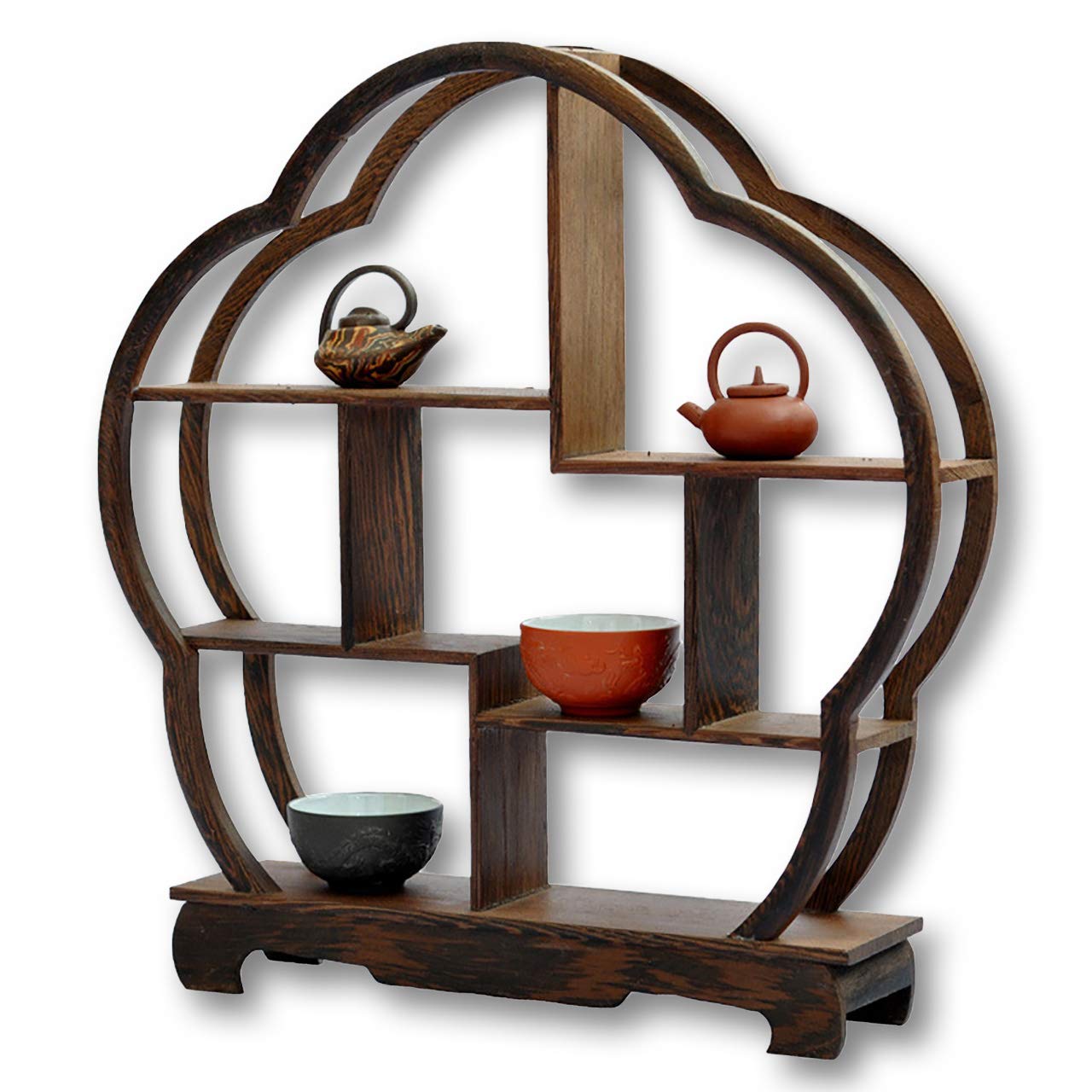 【送料無料】VICHE CATT 中国 茶器 香炉 盆栽 花瓶 台 棚 花台 木製 和風 モダン アンティーク ディス..