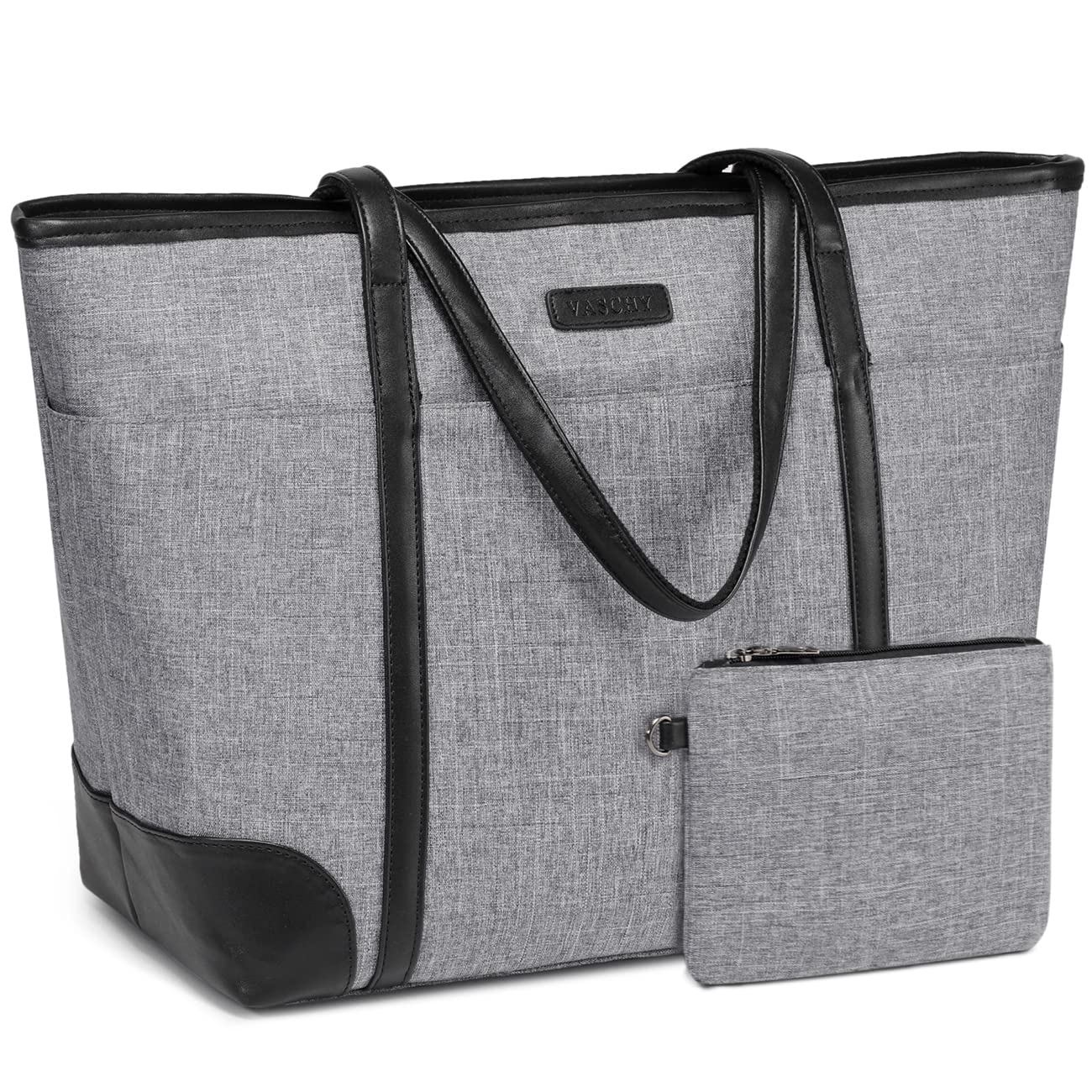 【送料無料】VASCHY レディース トートバッグ 大容量,ビジネスバッグ 15.6-17インチPC収納 A4 撥水加工 カバン 通勤 出張 就活 買い物バッグ...