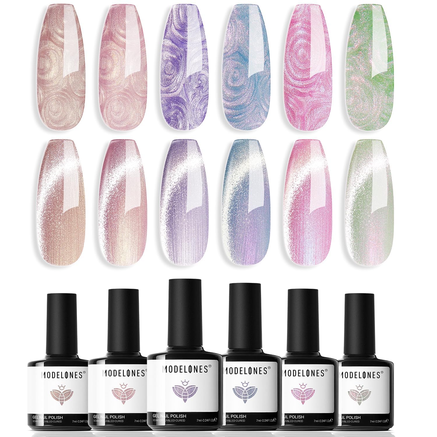 【送料無料】MODELONES マグネットジェル 磁石付き キャッツアイジェル マグネット キラキラ ...