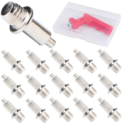 【送料無料】CHASO 陸上スパイクピン 16個 ハンドル セット 二段平行ピン 陸上 走り幅跳び スパイク ピ..