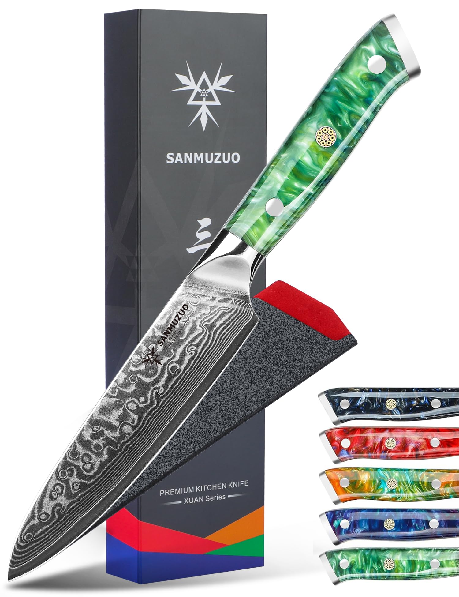 【送料無料】SANMUZUO 5インチ キッチンユーティリティナイフ - Xuan シリーズ キッチ ...