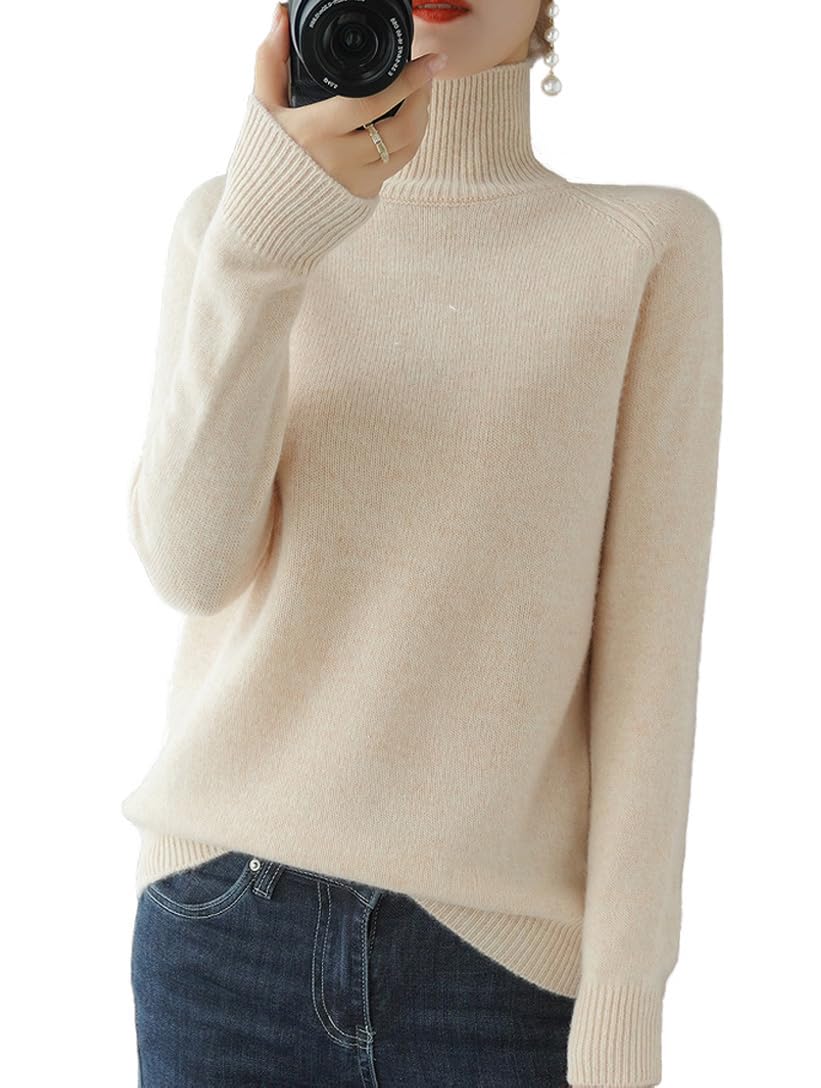 【送料無料】[CNYA] リブニット ニット レディース セーター プルオーバーセーター トップス タートル..