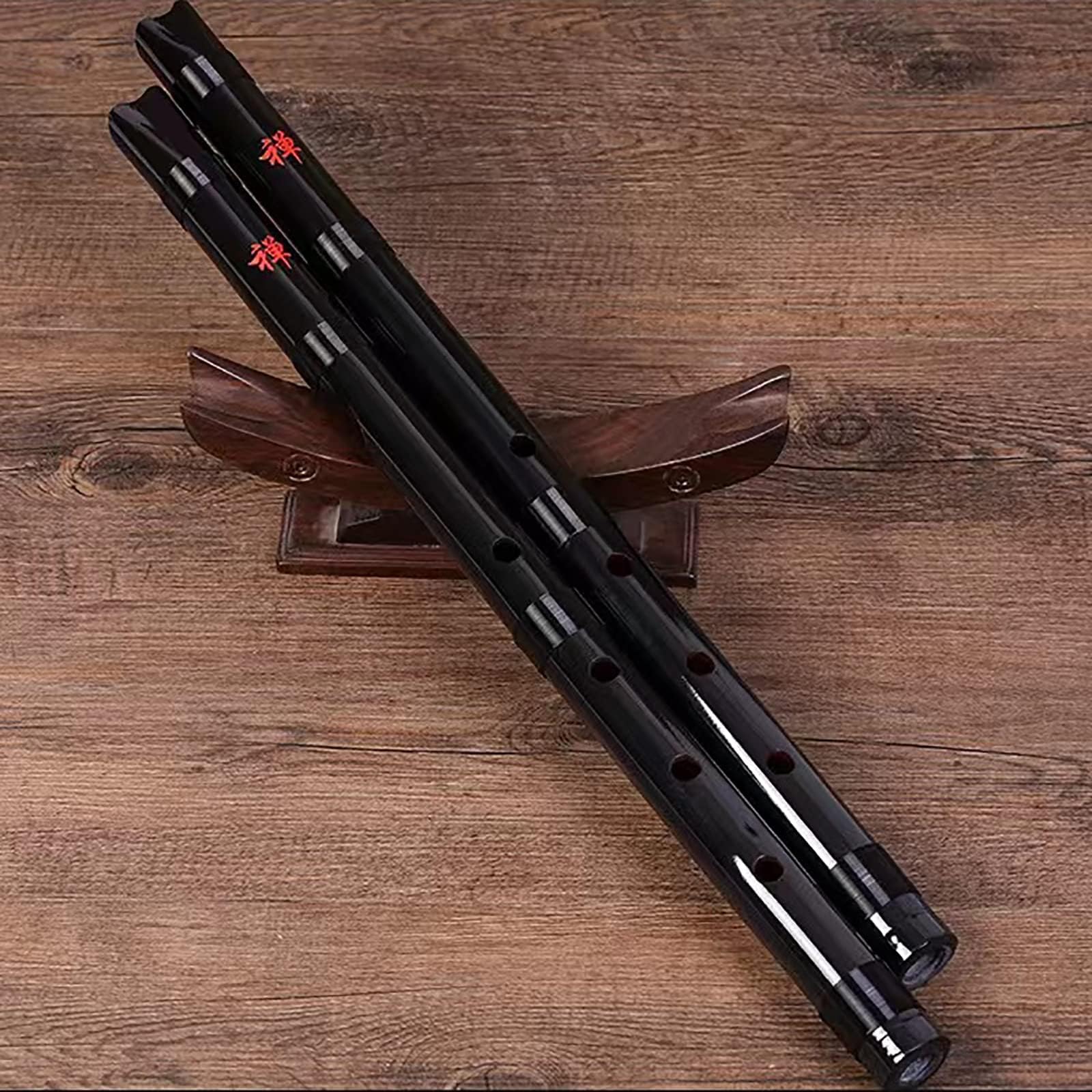 【送料無料】Jinchuan 尺八 和楽器 初心者向け 1尺8寸 真竹 桂竹 練習用 無地 黒 木色 ...