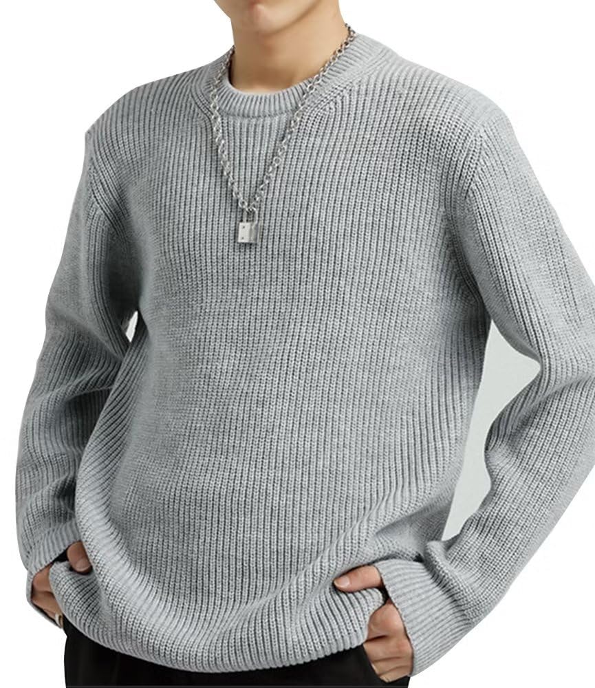 【送料無料】[WEEN CHARM] セーター メンズ ニットセーター クルーネックニット カットソー メンズ ニ..