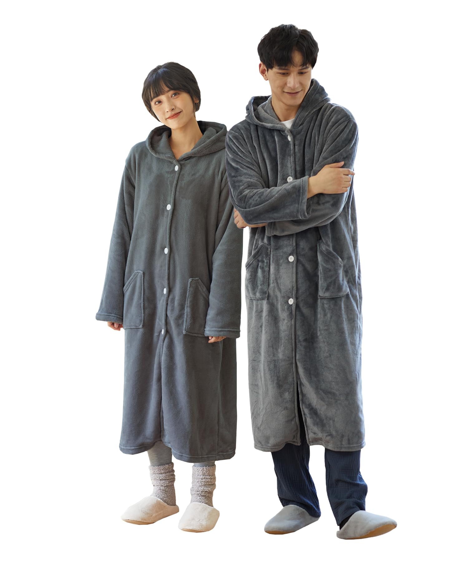 【送料無料】[WULFUL] 着る毛布 ルームウェア 冬 レディース メンズ ネコ耳 あたたかい パジャマ フー..