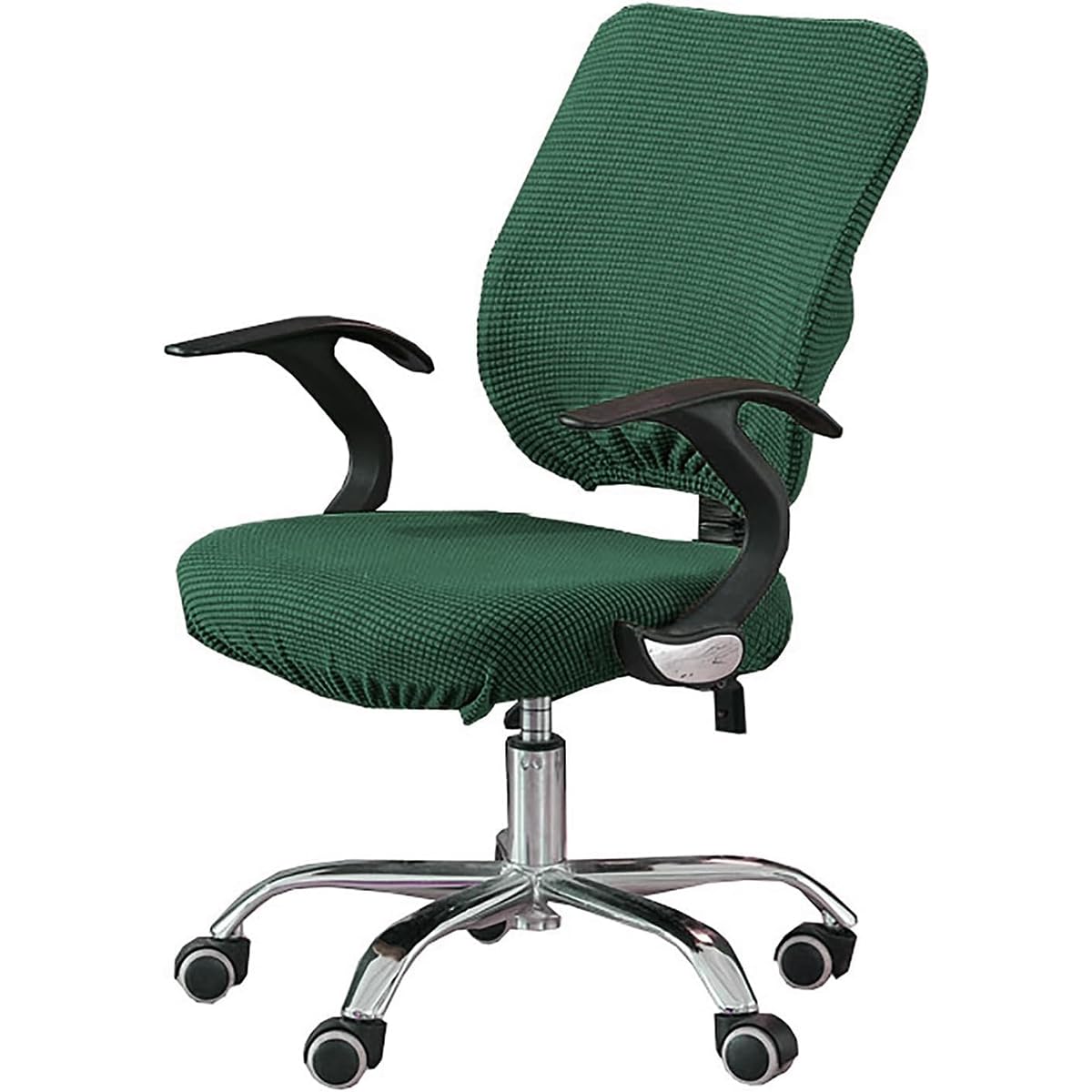 【送料無料】オフィスチェアカバー 椅子カバー チェアカバー 伸縮 座面と背もたれ ストレッチ素材 ズ ...