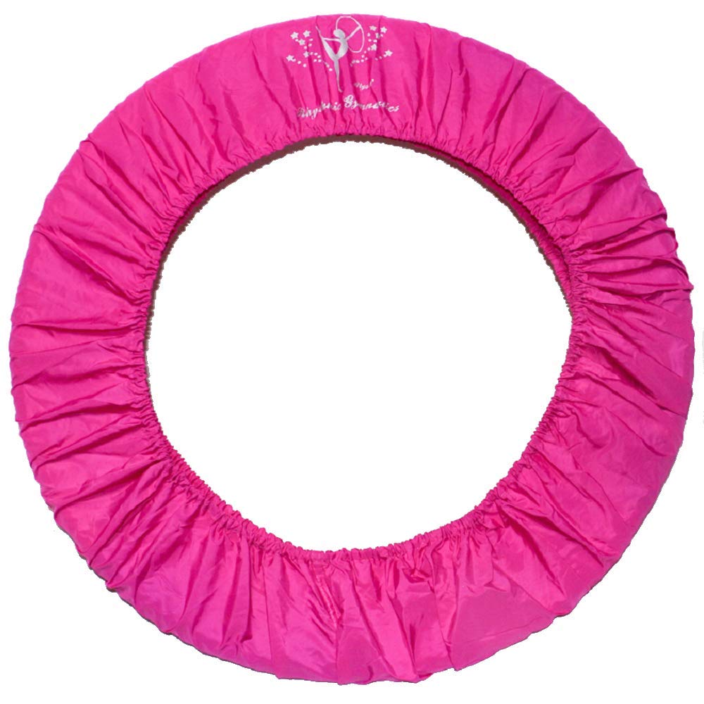 【送料無料】【Angelicate】新体操 フープ カバー ナイロン 製 軽量 シンプル 保管 持ち運び に (ピンク)