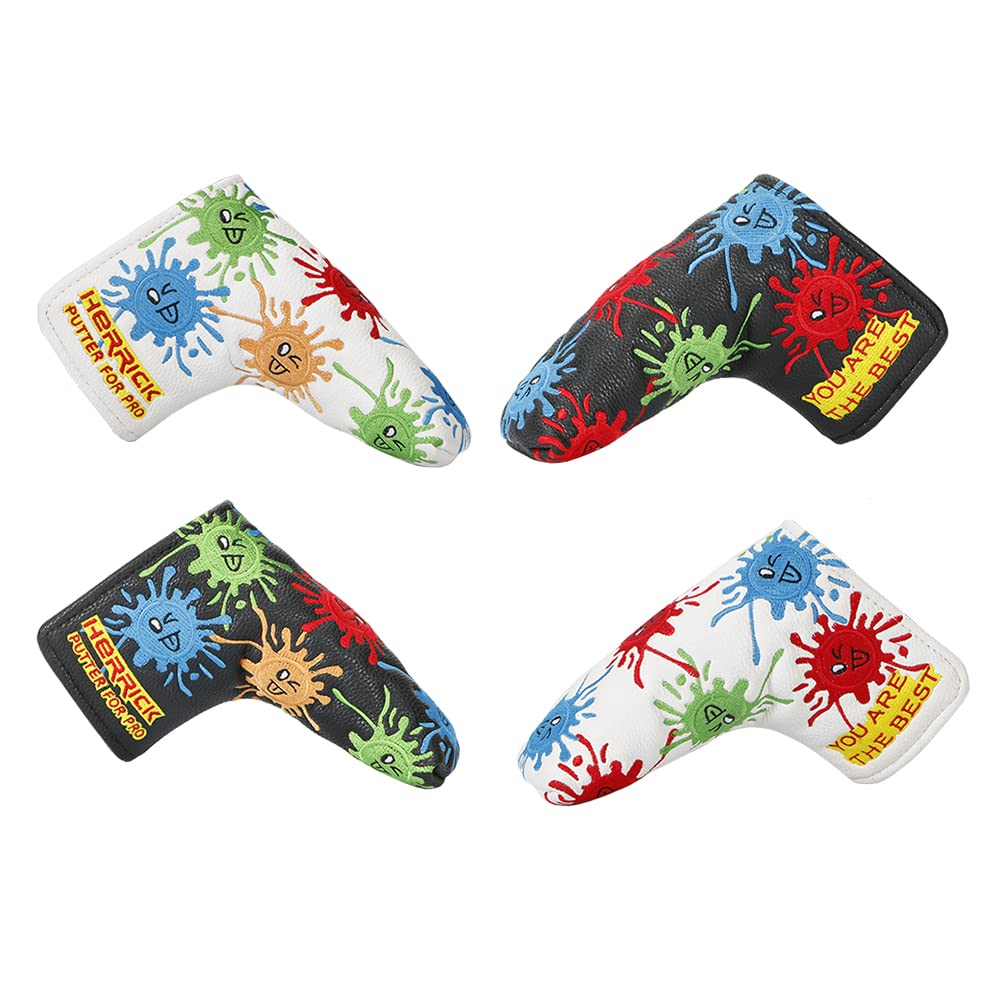 【送料無料】パターカバー ヘッドカバー スコ ッティーキャメロン オデッセイ に適合 マジックテープ ...