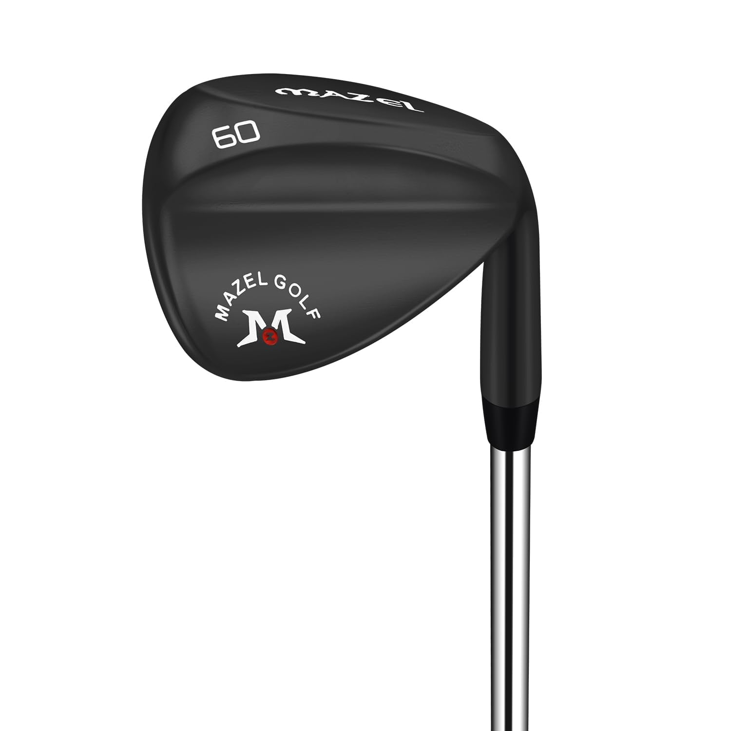 【送料無料】MAZEL (マゼル) FORGED 鍛造ゴルフサンドウェッジ メンズ 右利き ロフト角:48度、50度、52度、54度、56度、58度、60度 ワイドソールウェッジ (ステンレス鋼（ブラック）, Rフレックス, 60, 度, 右利き)