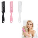 【送料無料】XINSHEYE ヘアカッター バーバー コーム ヘアカット (ブラック、ホワイト、ピンク/3本セット) レザーカット クシ カットはさみコーム 両...