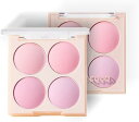 【送料無料】PINKCOCO ブレンディングムードチーク ブラッシャーパレット 4色ブラッシャー 02#Bluberry Sorbet