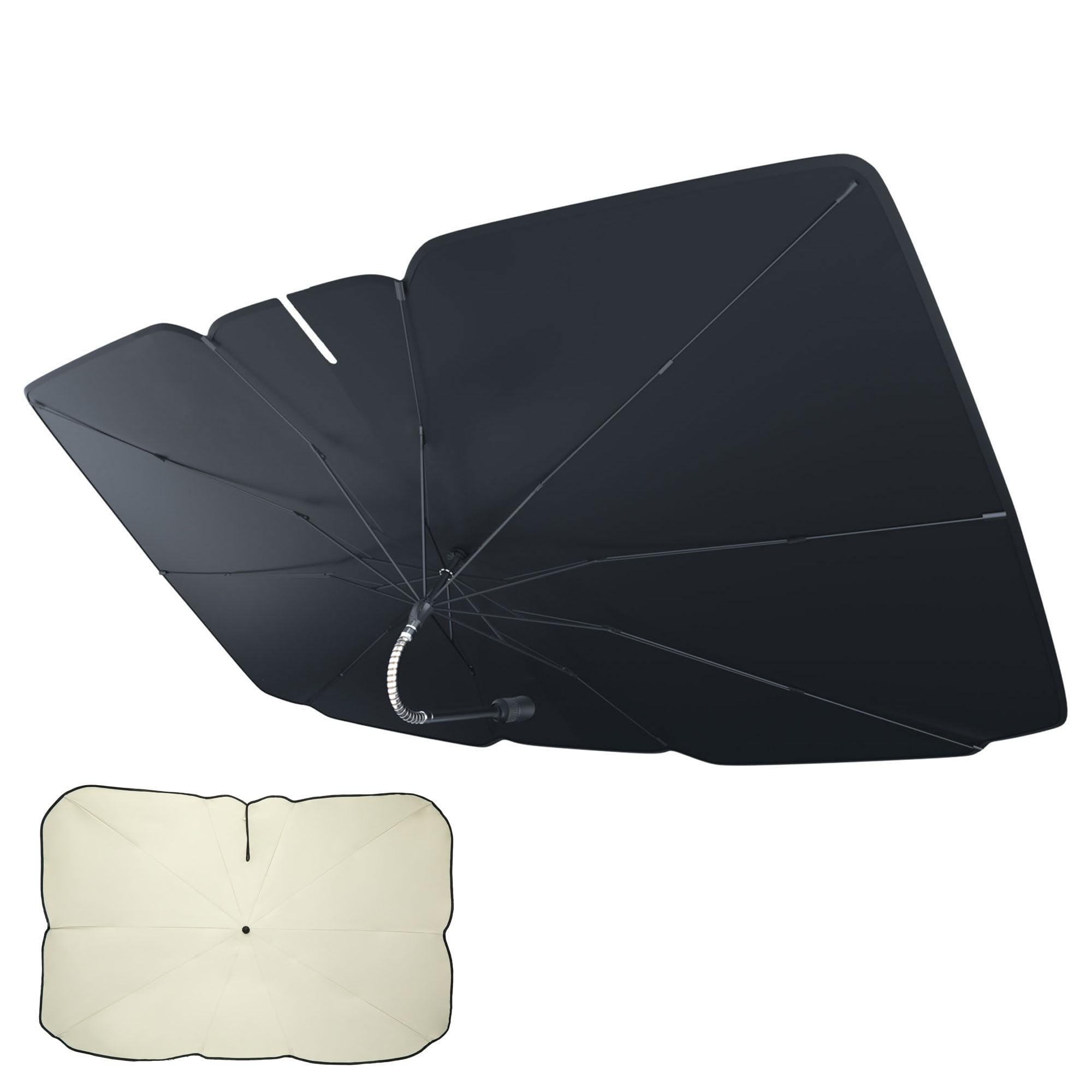 【送料無料】ALEBANA ヤリスクロス サンシェード 極タイプ 車 フロント 【2025年版】【ドラレコ車外録画対応】 車用サンシェード 日除け 傘 カーシェード カー用品 便利グッズ 車内 (ヤリスクロス KSP210/MXPA1/MXPH1)