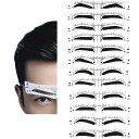 【送料無料】ZHSHXNGY 眉毛テンプレート メンズ用 眉毛スタンプ & 眉毛カット ガイド 眉毛整える 道具 眉毛ペンシル メンズ用 アイブロウテンプレート...