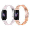 【送料無料】対応Fitbit inspire 3 交換バンド 樹脂バンド 樹脂アクセサリー リストバンド ブレスレット 調節便利 男女共用 (2p-E)